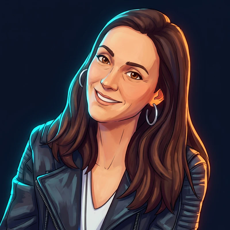Aurore, Business Development, illustrated portrait